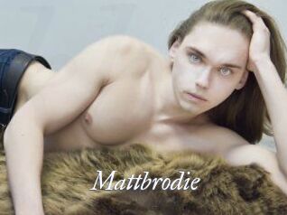 Mattbrodie